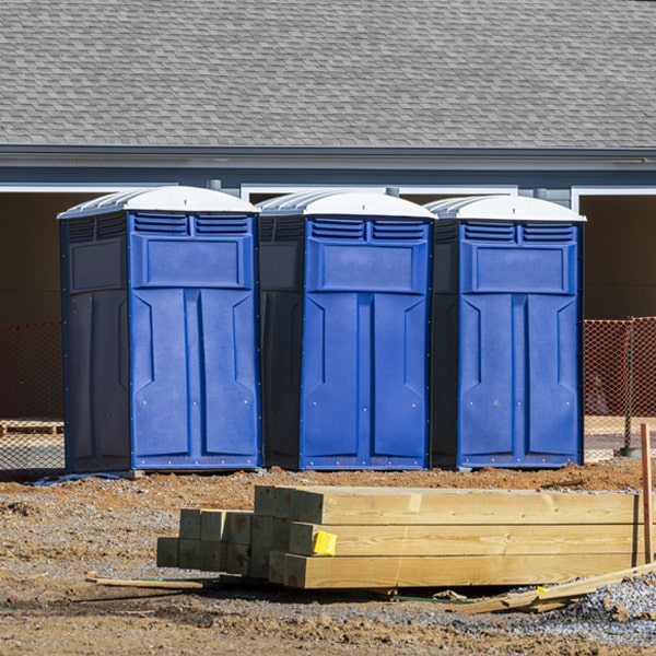 are there any restrictions on what items can be disposed of in the porta potties in Davenport